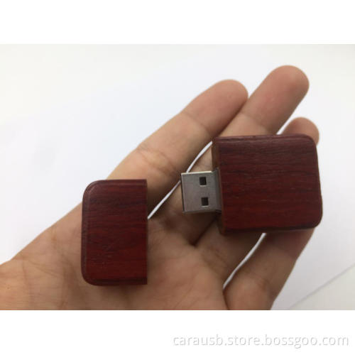 Carausb custom Mahogany usb drives redwood flash memory sticks